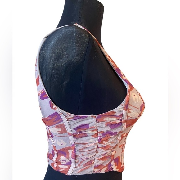 Free People Lilac Galaxy Corset Top Only XS - Picture 11 of 12